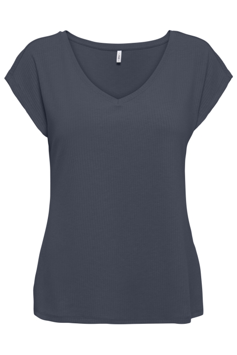 Only onl30 ari s/s v-neck top cs jrs